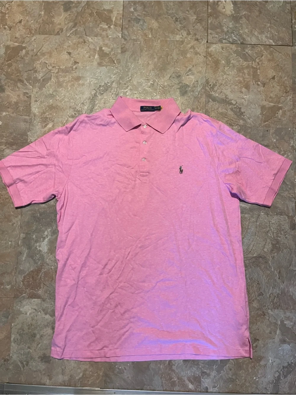 Ralph Lauren Light Pink Short Sleeve Polo